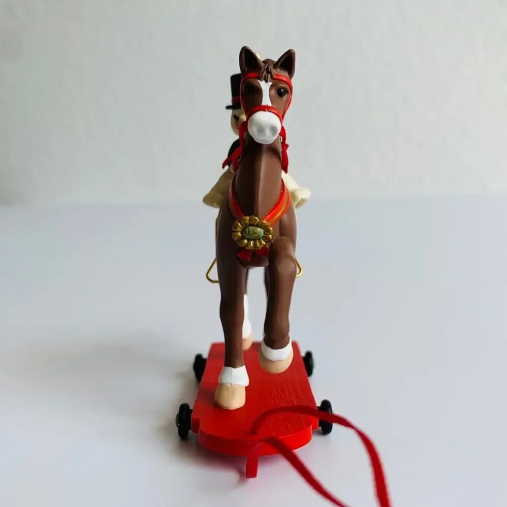 2008 Hallmark Horse & Bear Ornament